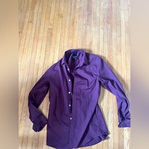 H&M Deep Burgundy Shirt small